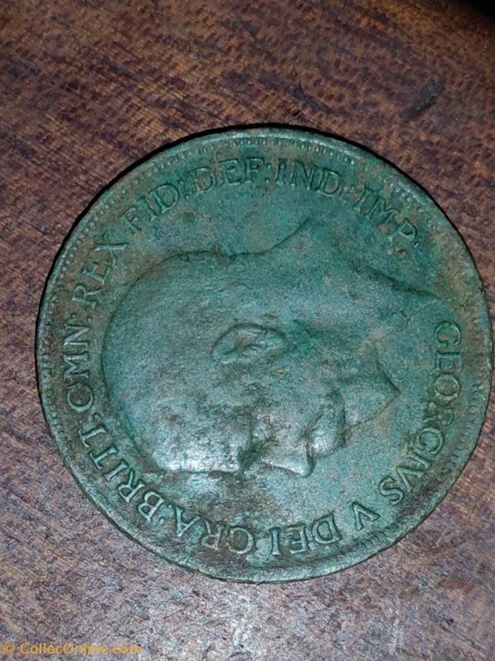 one penny George5 1919 monnaies monde royaume uni one penny george5 1919