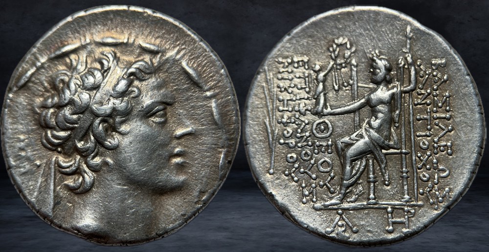ANTIOCHOS IV EPIPHANES (175-164 BC) coins ancient to greek antiochos iv epiphanes 175 164 bc