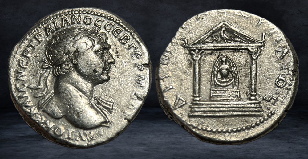 coins ancient to romans provincial trajan 98 117