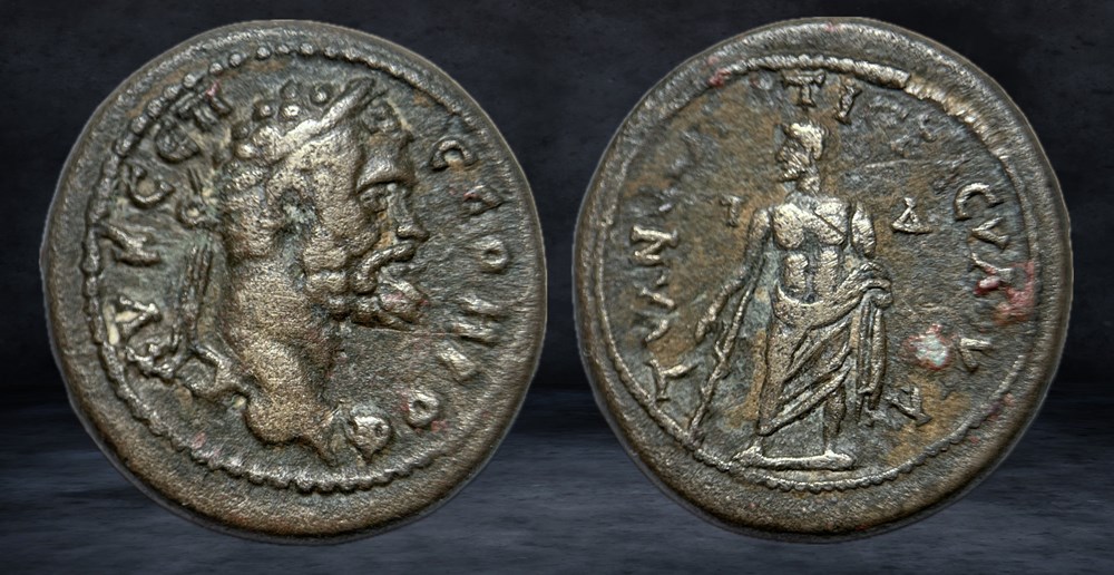 coins ancient to romans provincial septimius severus 193 211