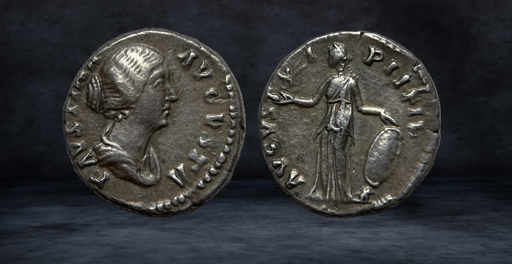 FAUSTINA II (147-175) coins ancient to romans imperial and republican faustina ii 147 175