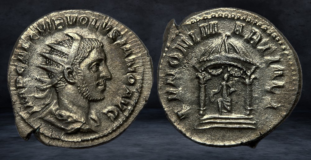VOLUSIAN (251-253) coins ancient to romans imperial and republican volusian 251 253