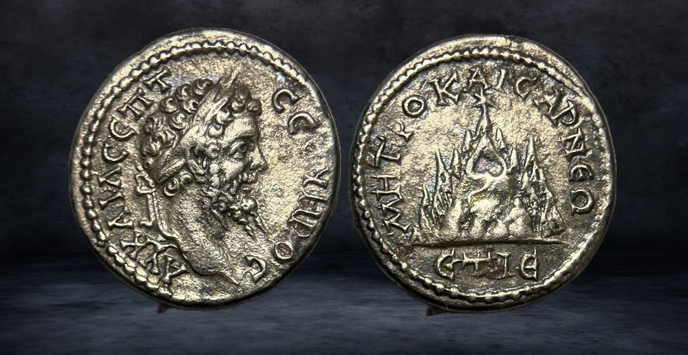 coins ancient to romans provincial septimius sever 193 211