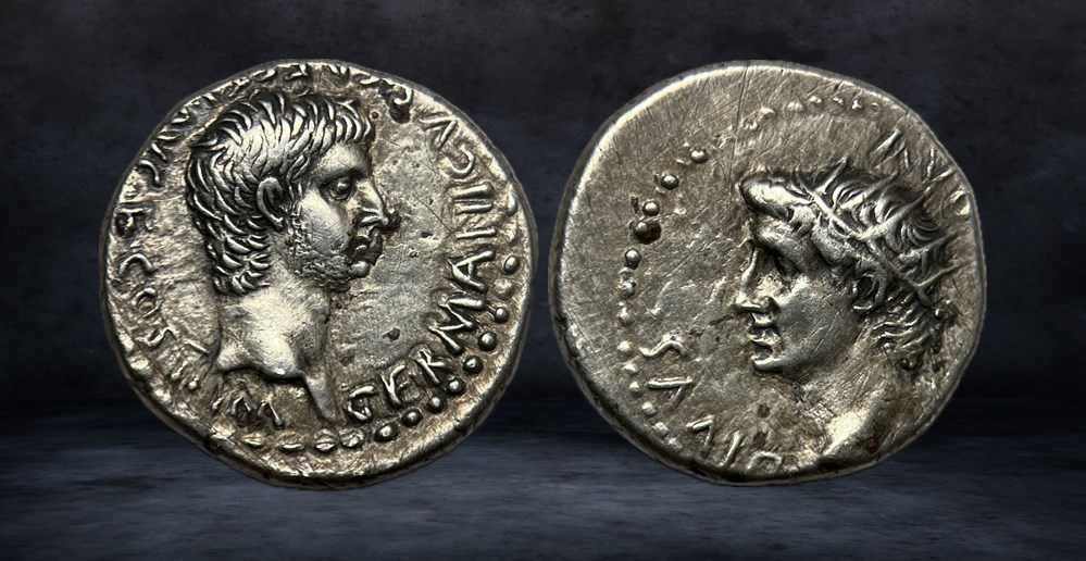GERMANICUS (15 b.c.-19 a.d.) coins ancient to romans provincial germanicus 15 b c 19 a d