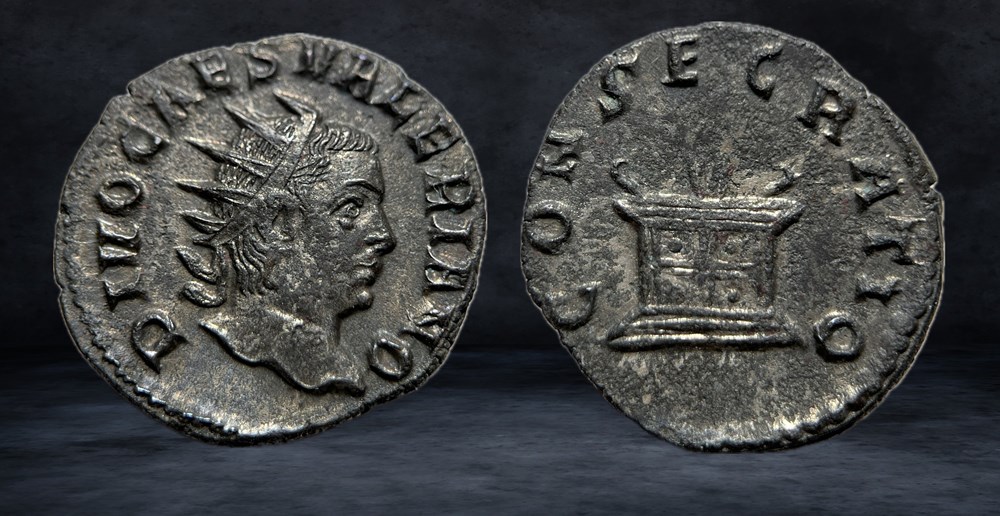 VALERIAN II (253-258) coins ancient to romans imperial and republican valerian ii 253 258