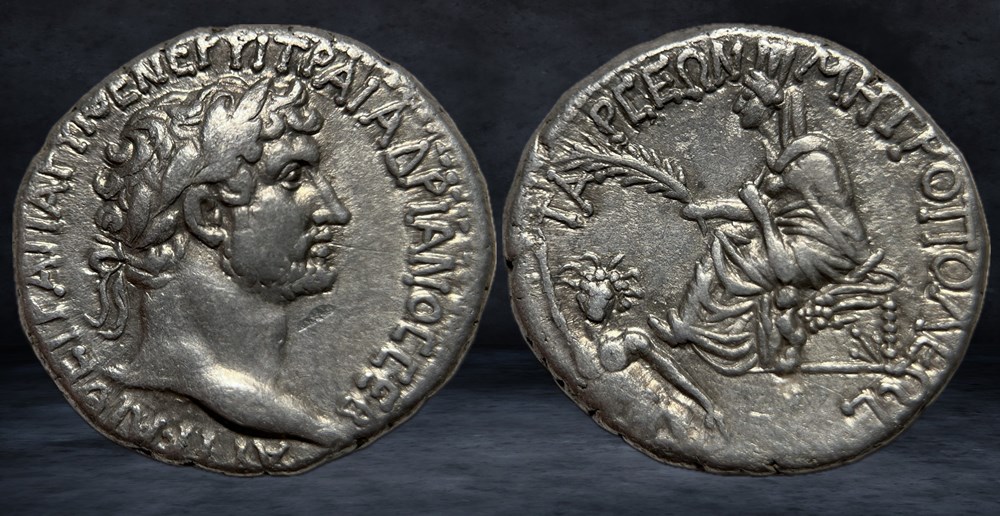 coins ancient to romans provincial hadrian 117 138
