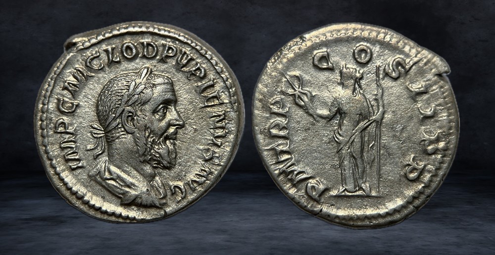 PUPIENUS (238) coins ancient to romans imperial and republican pupienus 238