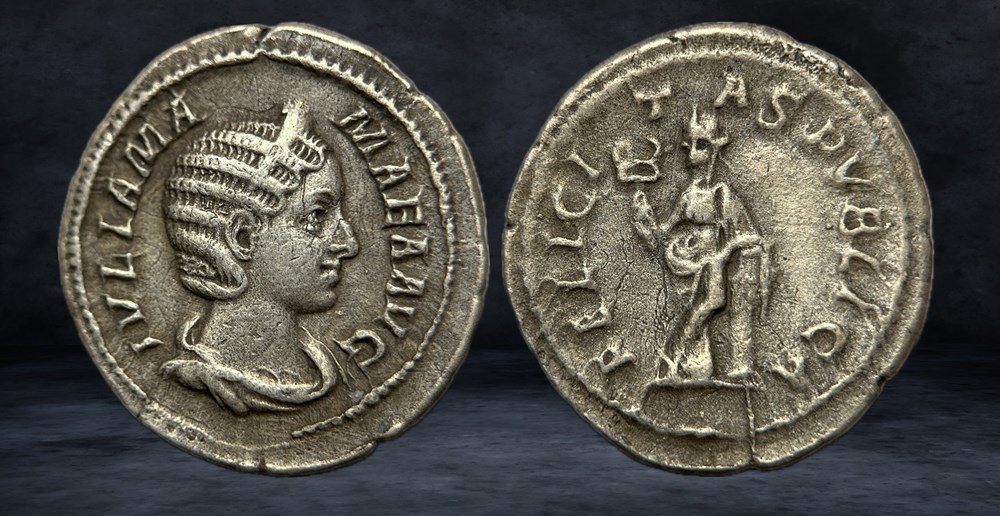 JULIA MAMAEA (222-235) coins ancient to romans imperial and republican julia mamaea 222 235