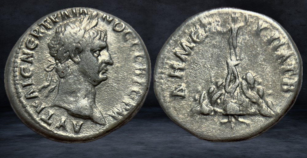 coins ancient to romans provincial trajan 98 117