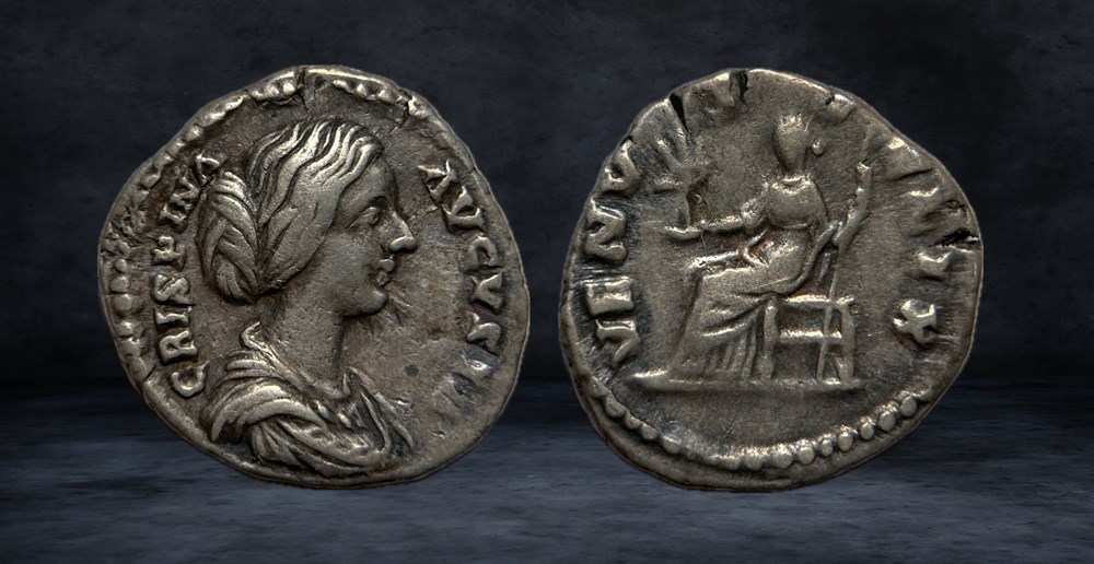 coins ancient to romans imperial and republican crispina 177 183