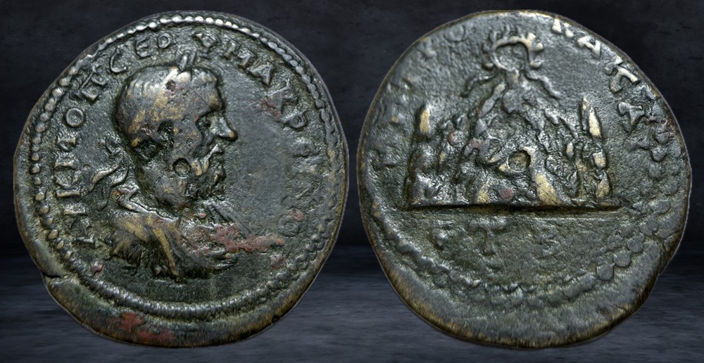 coins ancient to romans provincial macrinus 217 218