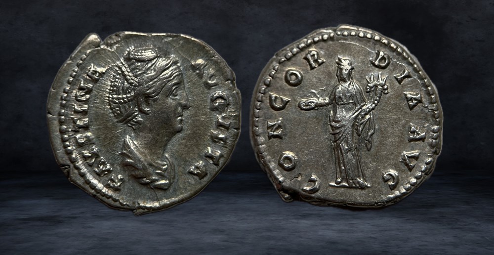 coins ancient to romans imperial and republican faustina i 138 140