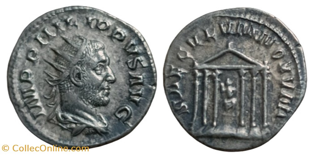 RC06008963 - PHILIPPVS, o Árabe - AR Antoninianvs - ROMA; 248 AD moedas antigas romanos imperiais republicanos rc06008963 philippvs o arabe ar antoninianvs roma 248 ad