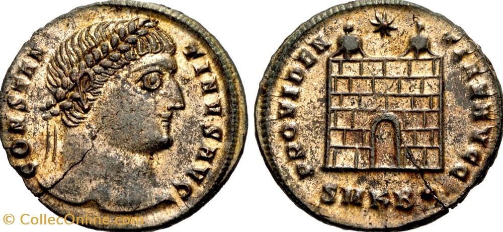 moedas antigas b romanos imperiais republicanos rc12016292 constantinvs i magno centenionalis cyzicvs 325 326