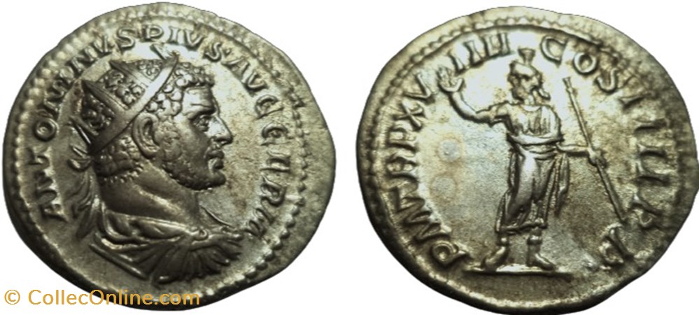 moedas antigas romanos imperiais republicanos rc05006772 caracalla avg ar antoninianvs double denarivs roma 215 ad