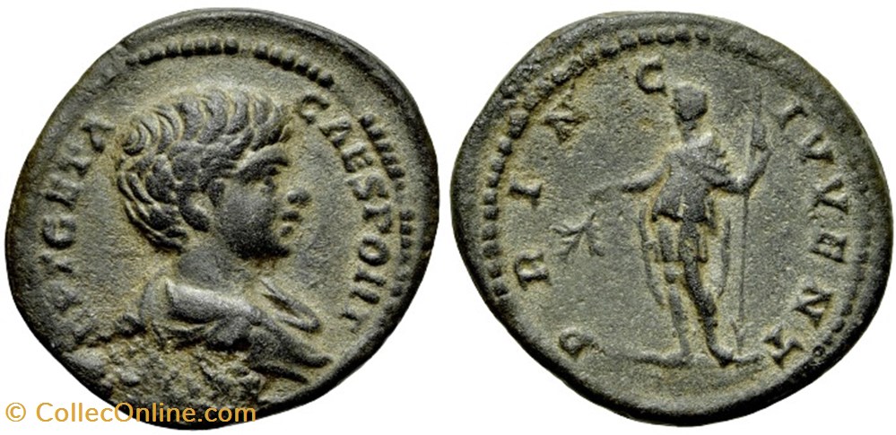 moedas antigas b romanos imperiais republicanos rc05007194 geta caesar ar denario roma 201 ad