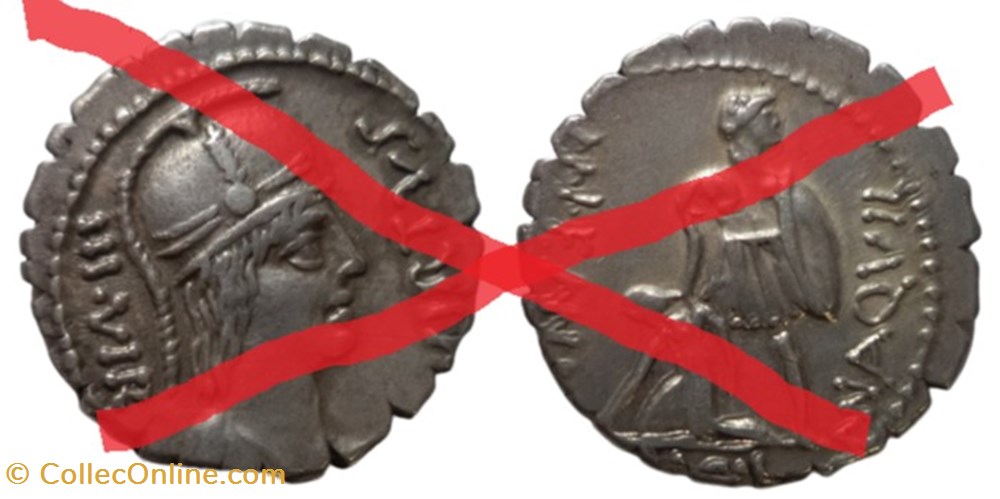 RA300336 - Denario Serratvs Republica Mn. Aqvillivs Mn. f. Mn. n. moedas antigas romanos imperiais republicanos ra300336 denario serratvs republica mn aqvillivs mn f mn n