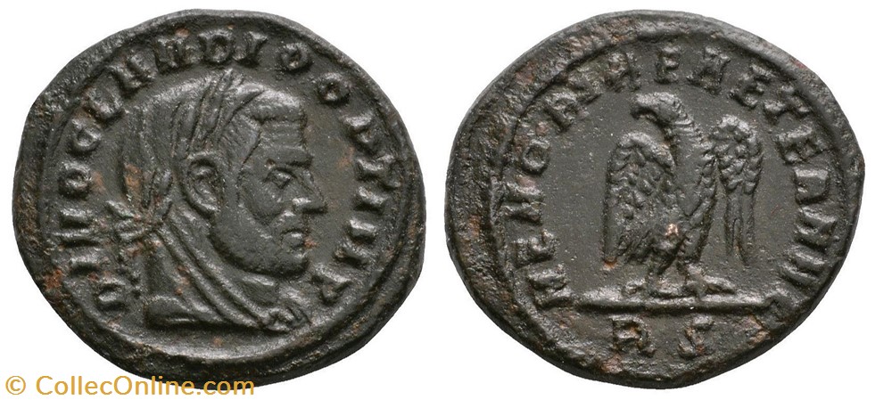 RC12016386 - Divo CLAUDIVS II Gothicvs, por CONSTANTINVS I Magno; Bi 1/2 Follis; ROMA; 317 moedas antigas romanos imperiais e republicanos rc12016386 divo claudivs ii gothicvs por constantinvs i magno bi 1 2 follis roma 317