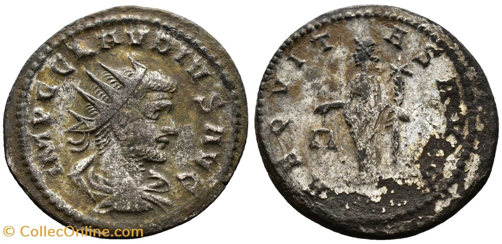 RC06011316 - CLAVDIVS II ( Gothicvs )- Bi Antoninianvs - Antioch ; 268 moedas antigas romanos imperiais e republicanos rc06011316 clavdivs ii gothicvs bi antoninianvs antioch 268