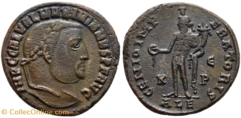 RC09014524 - GALERIVS MAXIMIANVS - Avgvstvs - Bi Follis, Alexandria, 308/310 moedas antigas romanos imperiais republicanos rc09014524 galerivs maximianvs avgvstvs bi follis alexandria 308 310