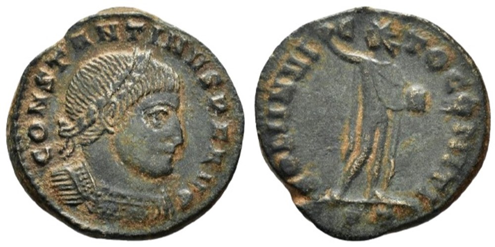 RC12016085 - CONSTANTINVS I Magno - Bi Follis - Ticinum; 312 AD moedas antigas romanos imperiais e republicanos rc12016085 constantinvs i magno bi follis ticinum 312 ad