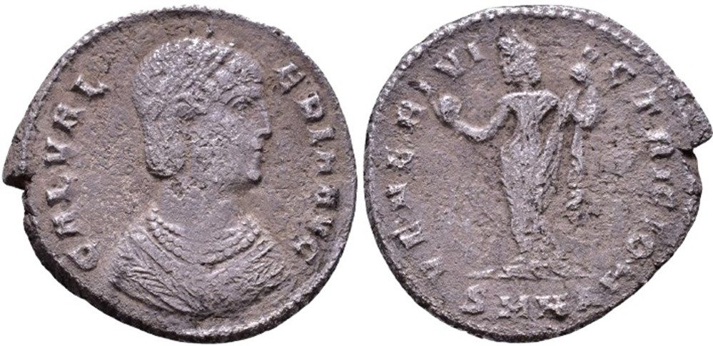 moedas antigas romanos imperiais republicanos rc09014595 galeria valeria avg bi follis nicomedia 308 310 ad