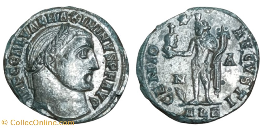 RC0901482 - MAXIMINO II Daia Avg - Bi Follis - Alexandria; 312 moedas antigas romanos imperiais republicanos rc0901482 maximino ii daia avg bi follis alexandria 312