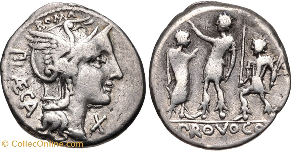 RA300178 - Denario Republica - P. Porcivs Laeca moedas antigas romanos imperiais republicanos ra300178 denario republica p porcivs laeca
