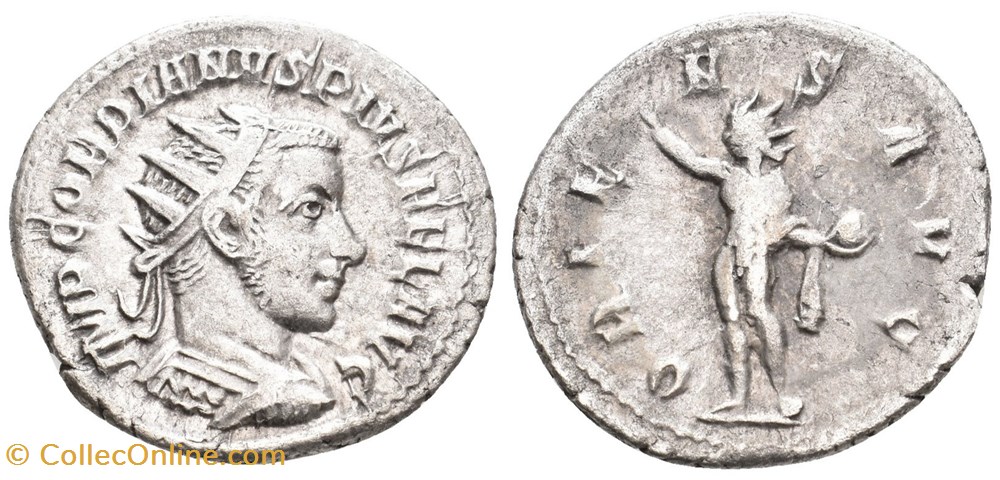 RC06008626 - GORDIANVS III AVG - AR Antoninianvs - Uncertain (Antioch ?) - 242 moedas antigas b romanos imperiais republicanos rc06008626 gordianvs iii avg ar antoninianvs uncertain antioch 242