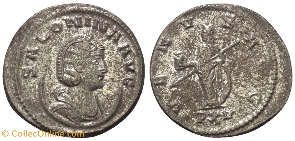 RC06010654 - SALONINA - Bi Antoninianvs - Antioch - 267 moedas antigas romanos imperiais e republicanos rc06010654 salonina bi antoninianvs antioch 267