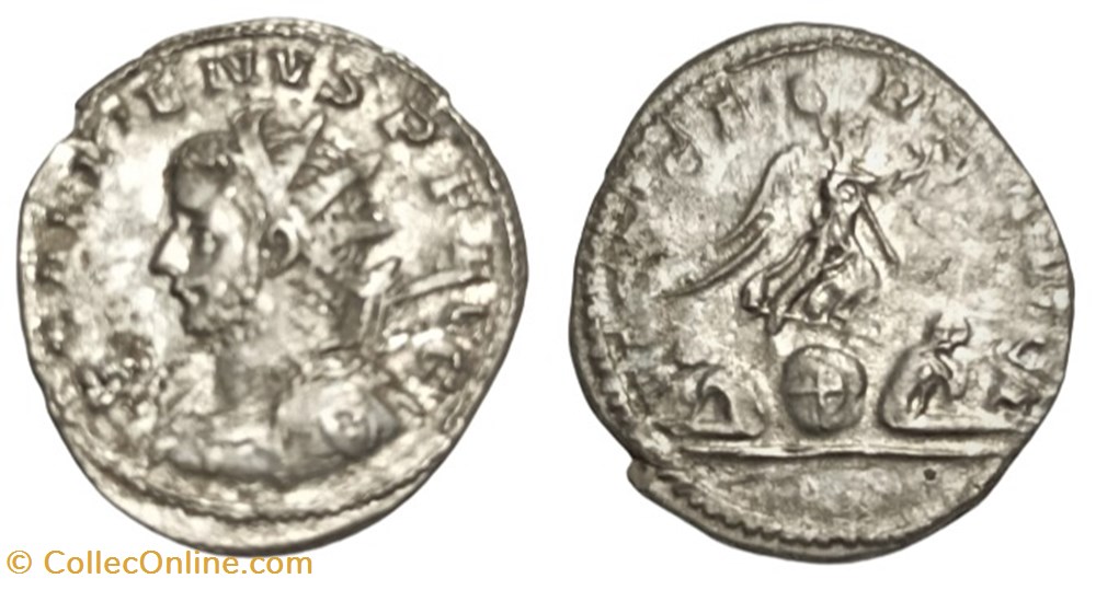 moedas antigas b romanos imperiais republicanos rc06010379 gallienvs antoninianvs cologne 259