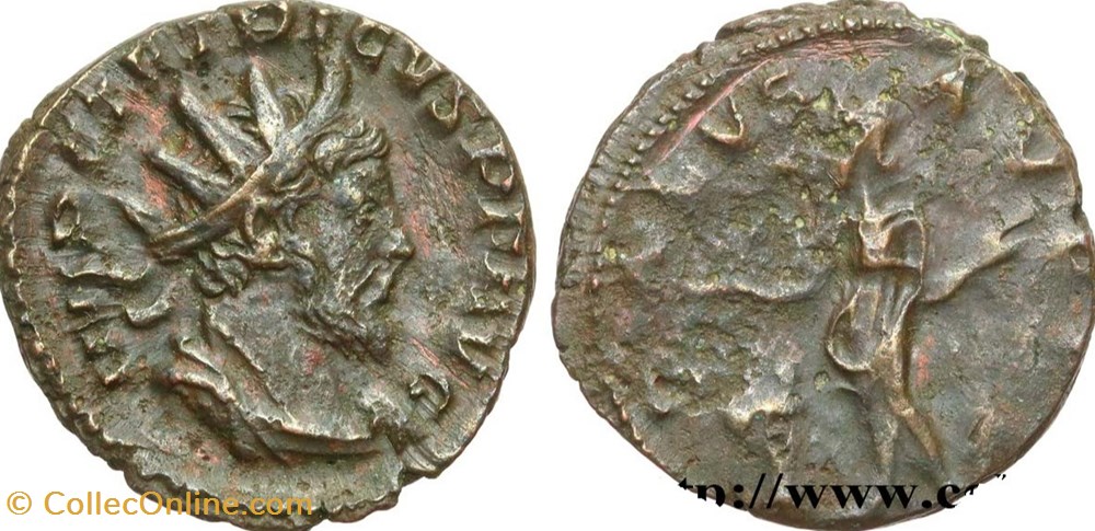 RC06011247 - TETRICVS I - Bi Antoninianvs - Cologne - 274 moedas antigas romanos imperiais republicanos rc06011247 tetricvs i bi antoninianvs cologne 274