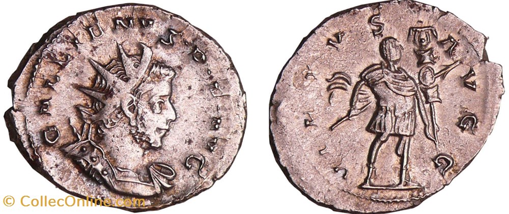 moedas antigas b romanos imperiais republicanos rc06010413 gallienvs antoninianvs cologne 257