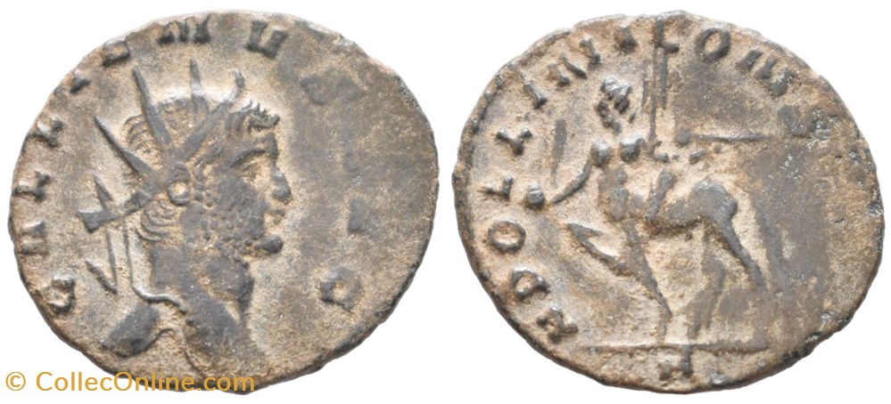 moedas antigas b romanos imperiais republicanos rc06010177 gallienvs follis ae roma 267 ad