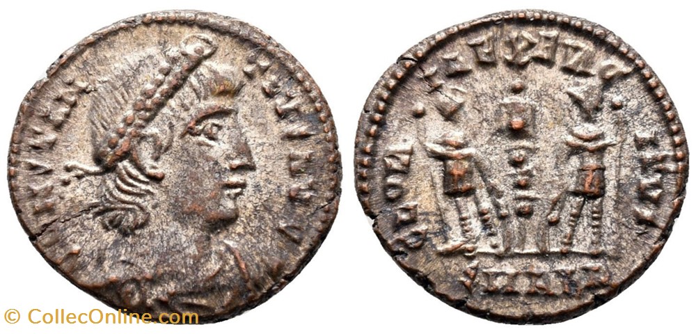 RC12018007 - CONSTANTIVS II Avg; Bi Centenionalis Reduced - Alexandria; 340/342 AD moedas antigas romanos imperiais republicanos rc12018007 constantivs ii avg bi centenionalis reduced alexandria 340 342 ad