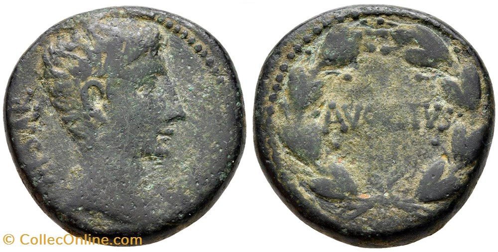 RD1010486 - AE AVGVSTVS; Asia menor moedas antigas b c to roman provincial rd1010486 ae avgvstvs asia menor