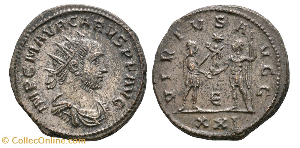 RC07012188 - CARVS AVG; Bi Antoninianvs; Antioch; 282 moedas antigas romanos imperiais e republicanos rc07012188 carvs avg bi antoninianvs antioch 282