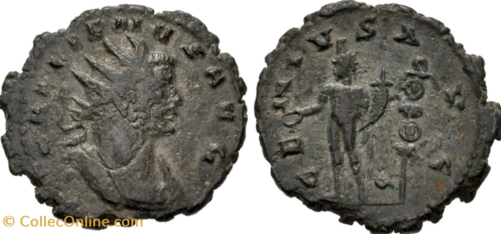 RC06010222 - GALLIENVS (Sole Reign) - Bi Antoninianvs - ROMA; 262 AD moedas antigas romanos imperiais republicanos rc06010222 gallienvs sole reign bi antoninianvs roma 262 ad