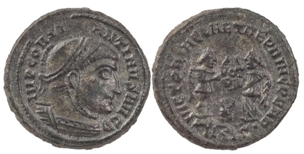 moedas antigas romanos imperiais republicanos rc12016303 constantinvs i magno bi centenionalis 318 ad siscia