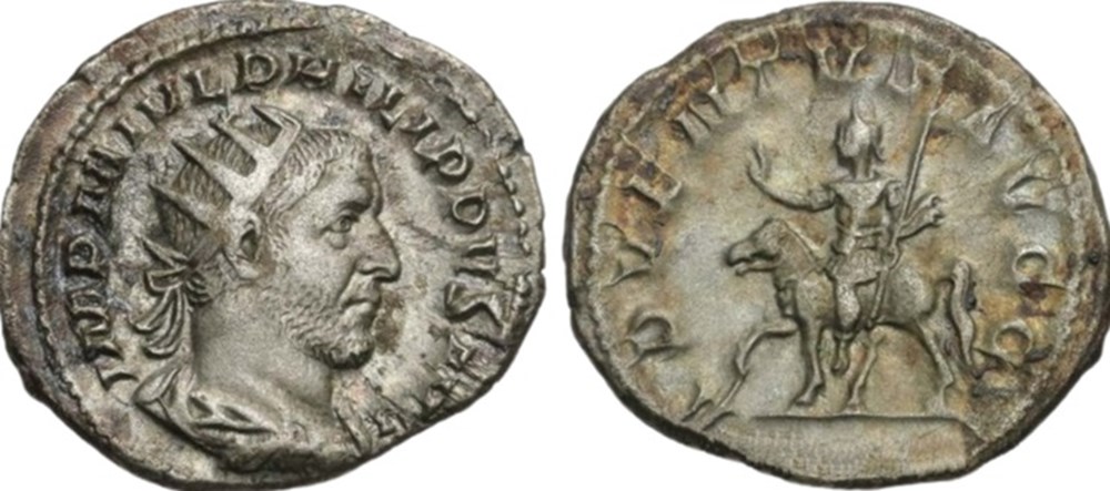 moedas antigas romanos imperiais republicanos rc06008916 philippvs i o arabe bi antoninianvs 245 ad roma