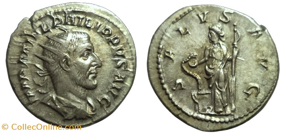 moedas antigas romanos imperiais republicanos rc06008964 philippvs i o arabe ar antoninianvs roma 244 ad