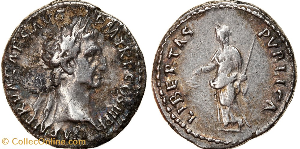 RC02003034 - NERVA; AR Denario Roma; 96 moedas antigas b romanos imperiais republicanos rc02003034 nerva ar denario roma 96