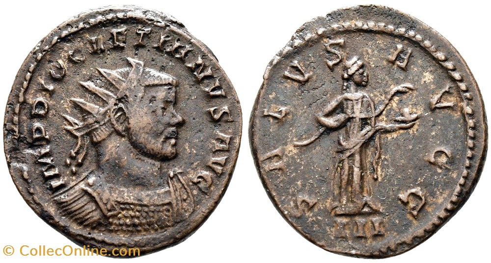 RC09012768 - DIOCLETIANVS - Bi Antoniniano - Lugdvnvm; 290/291 moedas antigas romanos imperiais republicanos rc09012768 diocletianvs bi antoniniano lugdvnvm 290 291