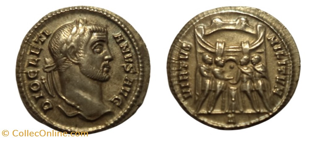 RC09012617 - DIOCLETIANVS Avg - AR Argentvs - ROMA; 294 AD moedas antigas b romanos imperiais republicanos rc09012617 diocletianvs avg ar argentvs roma 294 ad