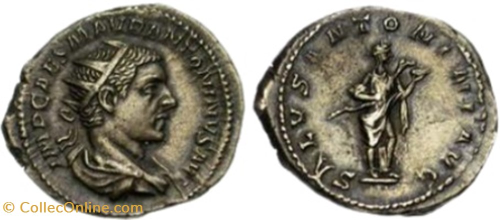 RC05007498 - ELAGABALVS (Antoninvs) - AR Antoninianvs - ROMA; 218/219 AD moedas antigas romanos imperiais republicanos rc05007498 elagabalvs antoninvs ar antoninianvs roma 218 219 ad