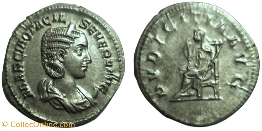 RC06009159 - OTACILIA SEVERA Avg - AR Antoninianvs - Roma; 244 moedas antigas b romanos imperiais republicanos rc06009159 otacilia severa avg ar antoninianvs roma 244