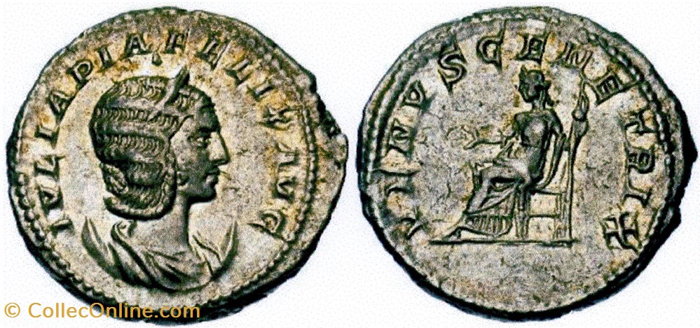 RC05007098 - IVLIA DOMNA Avg - AR Antoninianvs - ROMA; 216 AD moedas antigas b romanos imperiais e republicanos rc05007098 ivlia domna avg ar antoninianvs roma 216 ad
