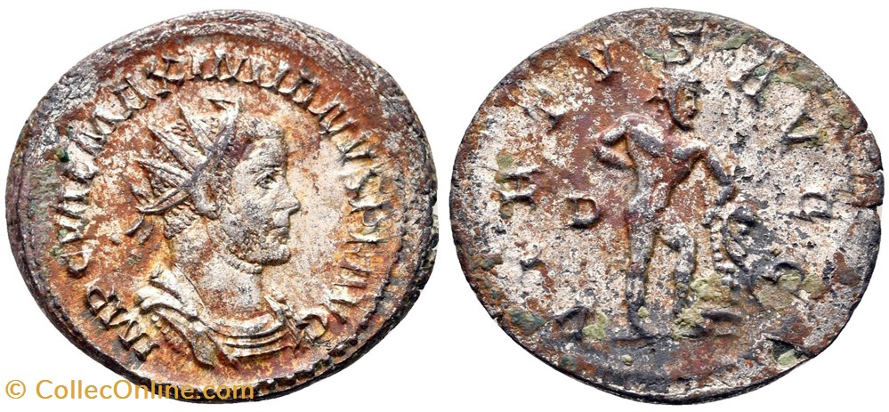 moedas antigas romanos imperiais republicanos rc09013182 maximianvs herculius bi antoninianvs lugdvnvm 286