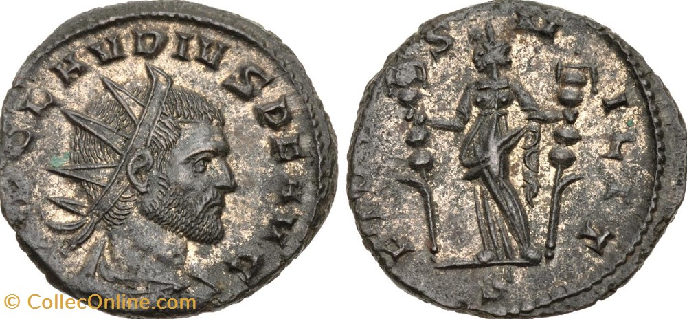 RC06011335 - CLAVDIVS II Gothicvs; Antoniniano; Mediolanvm; 269 AD moedas antigas b romanos imperiais republicanos rc06011335 clavdivs ii gothicvs antoniniano mediolanvm 269 ad