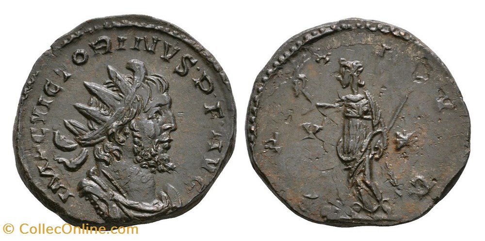 RC06011174 - VICTORINVS Avg - Bi Antoniniano - COLOGNE; 269/270 moedas antigas romanos imperiais republicanos rc06011174 victorinvs avg bi antoniniano cologne 269 270